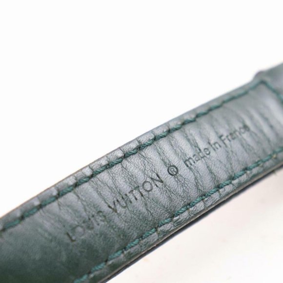 Louis Vuitton Rare Dark Green Leather Strap Taiga main image 8